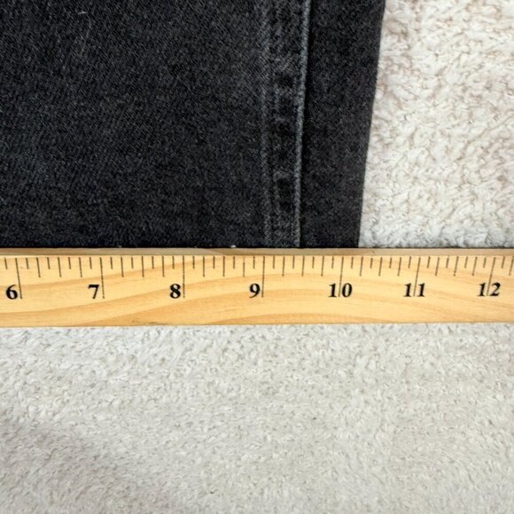 AYR Womens Wide Leg Comfort Stretch Jeans Secret Sauce Black Size 32S Boho Comfy - Picture 9 of 10